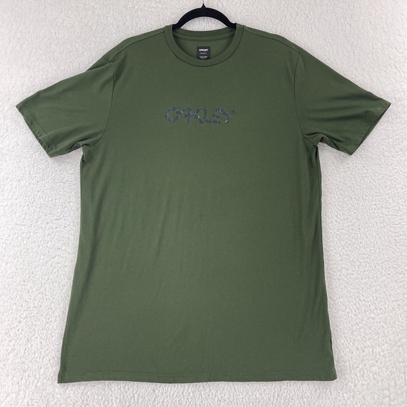 Oakley Other - Oakley Green Crew Neck Short‎ Sleeve T-Shirt Mens Pullover Regulr Fit Size XL